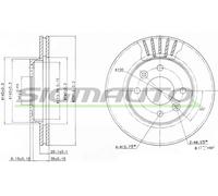 DBA158V Disco freno Sigmauto
