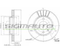 DBA175V Disco freno Sigmauto