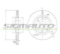 DBA192V Disco freno Sigmauto