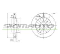 DBA214V Disco freno Sigmauto