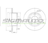 DBA321S Disco freno Sigmauto