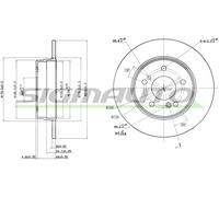 DBA819S Disco freno Sigmauto