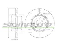 DBA841V Disco freno Sigmauto