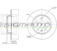 DBA847S Disco freno Sigmauto