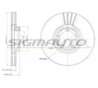DBA849V Disco freno Sigmauto