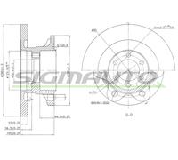 DBA852S Disco freno Sigmauto