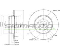 DBA963S Disco freno Sigmauto