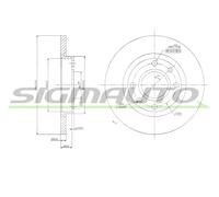 DBA995S Disco freno Sigmauto