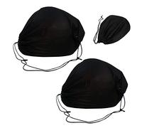 DBAILY Borsa Per Casco,2pcs Sacca Porta Casco Zaino Con Coulisse Crossbody Scopo Generale Per Casco Portaoggetti Da Equitazione Portatile Pallacanestro Calcio e Altri Palloni (Nero, 44 x 48 Cm)