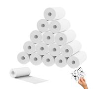 DBALL 16 Rotoli Carta Termica per Fotocamera Bambini Carta di Stampa Della Ricarica per Stampante Portatile Carta Termica per Mini Stampante a Inchiostro Zero (57x25 mm Bianco)