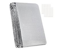 DBALL Foglio Riscaldante per Radiatori 5 M x 60 CM × 4 MM Foglio Riscaldante Riflettente Foglio Riscaldante Riflettente Con 12 Cuscinetti Adesivi per Tetto Parete Finestre Tubi