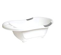 dBb Remond 306005 - Vasca da bagno per bebè, con tappo e maniglie antiscivolo, colore: Bianco