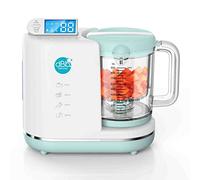 dBb Remond Robot cuoco per bambini multifunzione 6 in 1 - cotto a vapore, misto, ascia, sterilizza, scalda e scongela, autopulente, pasti sani e facili, capacità 1000 ml, bianco e blu ghiaccio