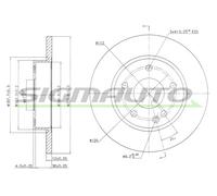 DBB034S Disco freno Sigmauto