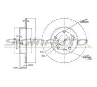DBB044S Disco freno Sigmauto