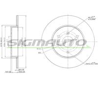 DBB111S Disco freno Sigmauto