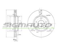 DBB136V Disco freno Sigmauto
