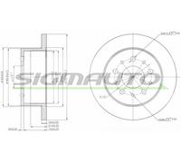 DBB144S Disco freno Sigmauto