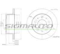 DBB145S Disco freno Sigmauto