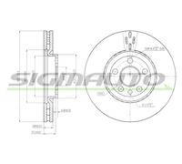 DBB165V Disco freno Sigmauto