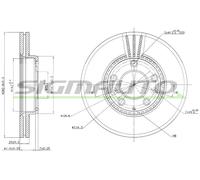DBB210V Disco freno Sigmauto