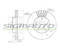 DBB216V Disco freno Sigmauto
