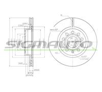 DBB223V Disco freno Sigmauto