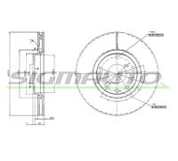 DBB261V Disco freno Sigmauto