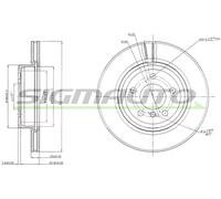 DBB271V Disco freno Sigmauto