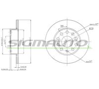 DBB276S Disco freno Sigmauto