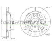 DBB289V Disco freno Sigmauto