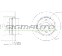DBB303S Disco freno Sigmauto