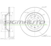 DBB307S Disco freno Sigmauto