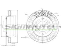 DBB384V Disco freno Sigmauto