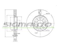 DBB449V Disco freno Sigmauto