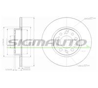DBB452S Disco freno Sigmauto