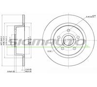 DBB497S Disco freno Sigmauto