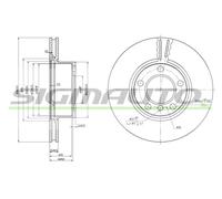 DBB536V Disco freno Sigmauto