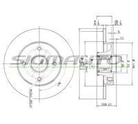 DBB560S Disco freno Sigmauto