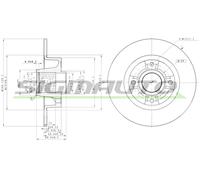 DBB571S Disco freno Sigmauto
