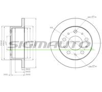 DBB574S Disco freno Sigmauto