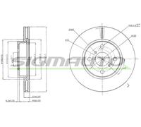 DBB587V Disco freno Sigmauto