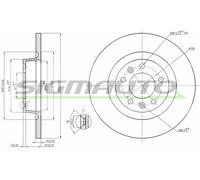 DBB602S Disco freno Sigmauto