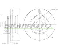 DBB625V Disco freno Sigmauto