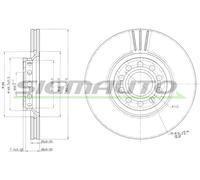 DBB707V Disco freno Sigmauto