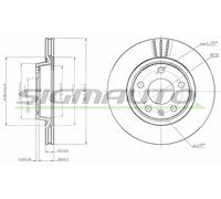 DBB708V Disco freno Sigmauto