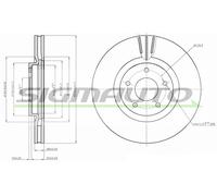 DBB724V Disco freno Sigmauto
