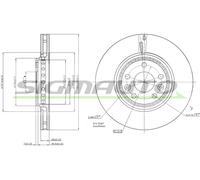 DBB727V Disco freno Sigmauto