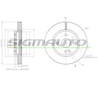 DBB738V Disco freno Sigmauto