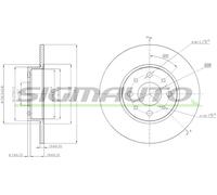 DBB741S Disco freno Sigmauto